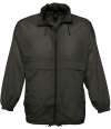32000 Unisex Surf Windbreaker Jacket Black colour image